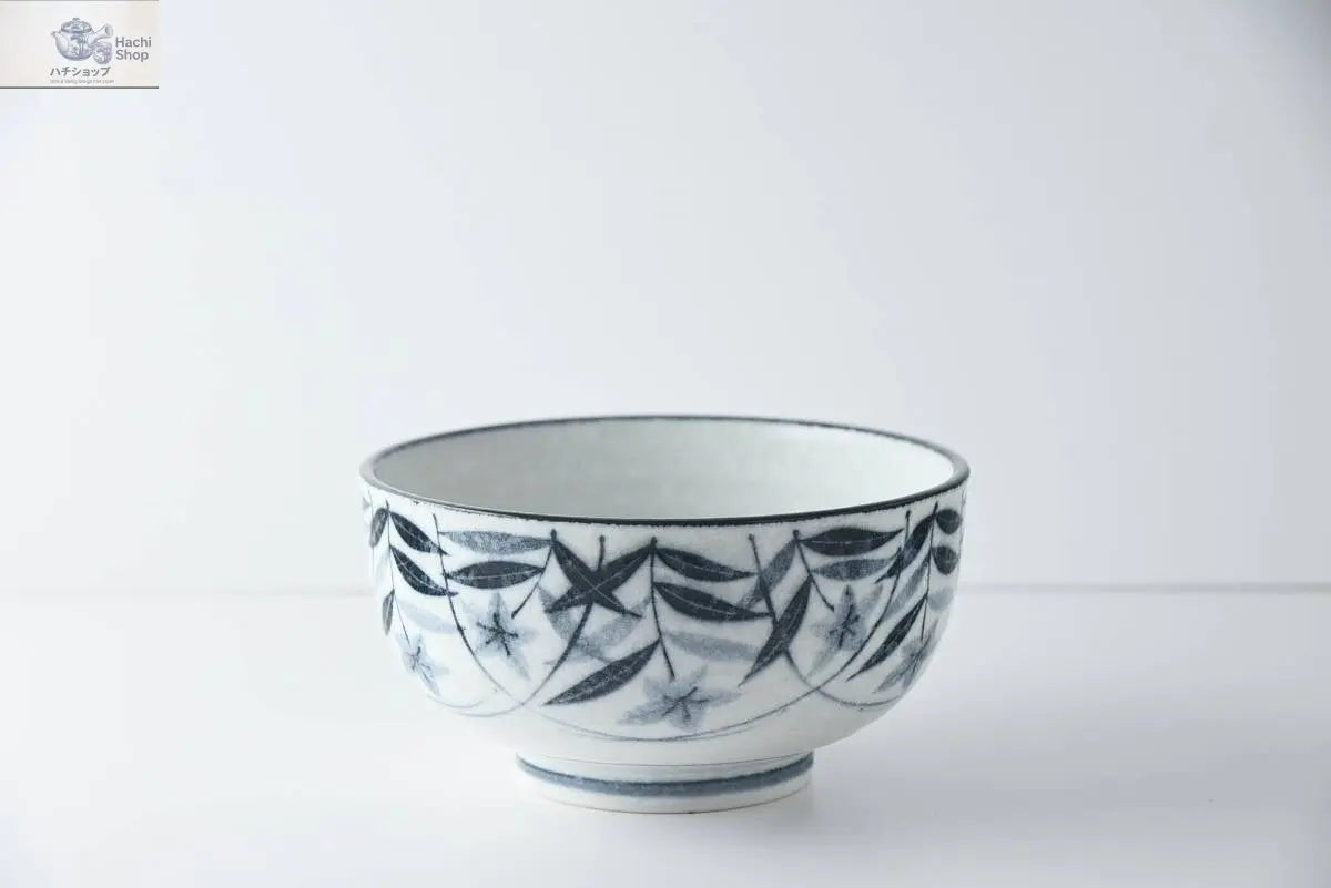 Japansk Mino Ware Donburiskål – Kikyo Bläcksvart Hachishop