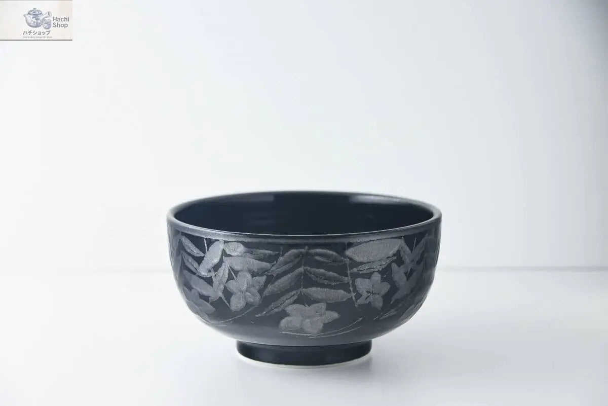Japansk Mino Ware Donburiskål – Kikyo Crest (Akechi) Hachishop