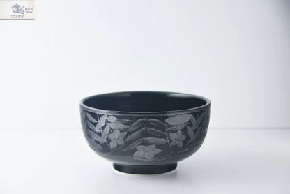 Japansk Mino Ware Donburiskål – Kikyo Crest (Akechi) Hachishop
